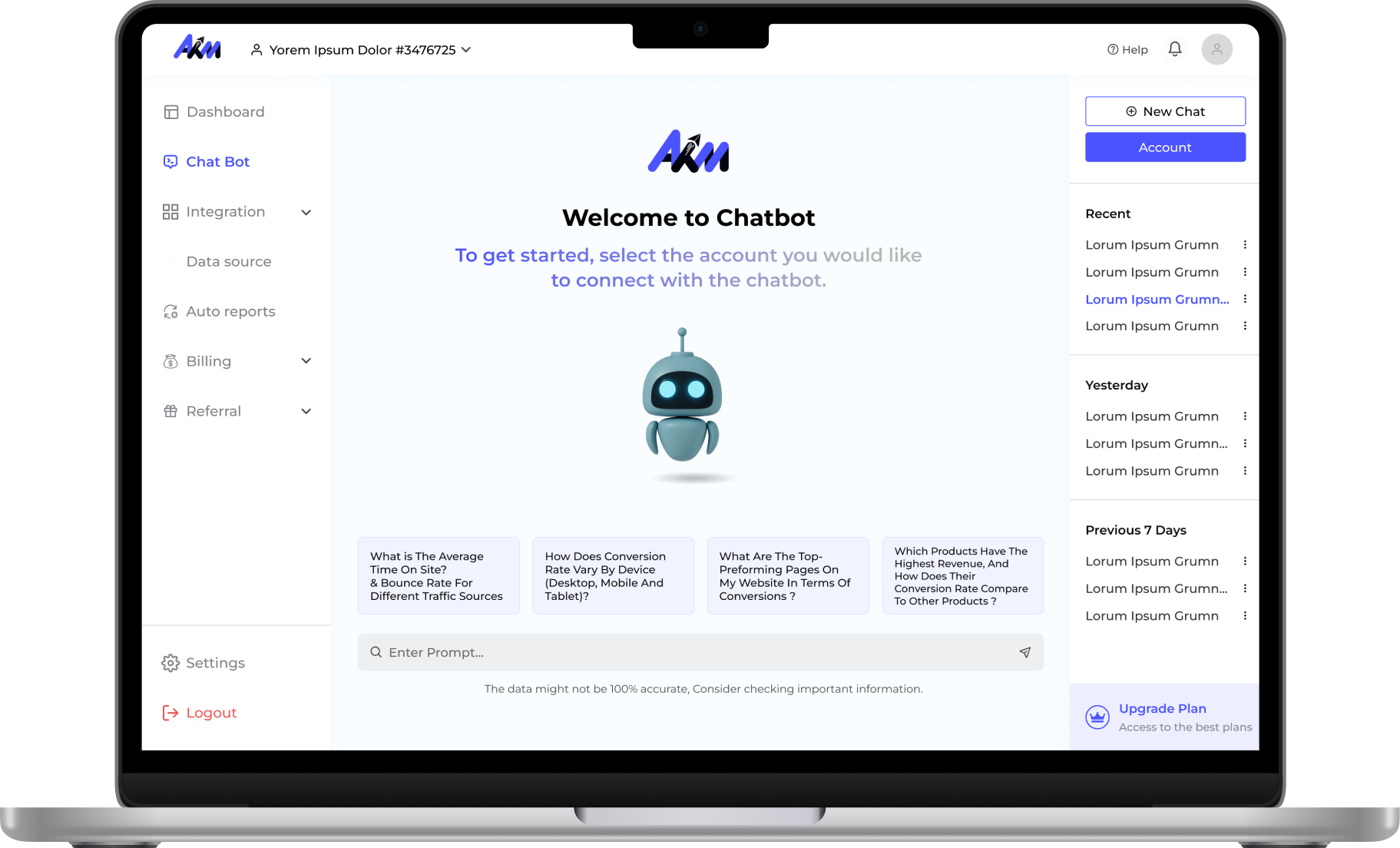 Cross-Channel Marketing Dashboard illustration